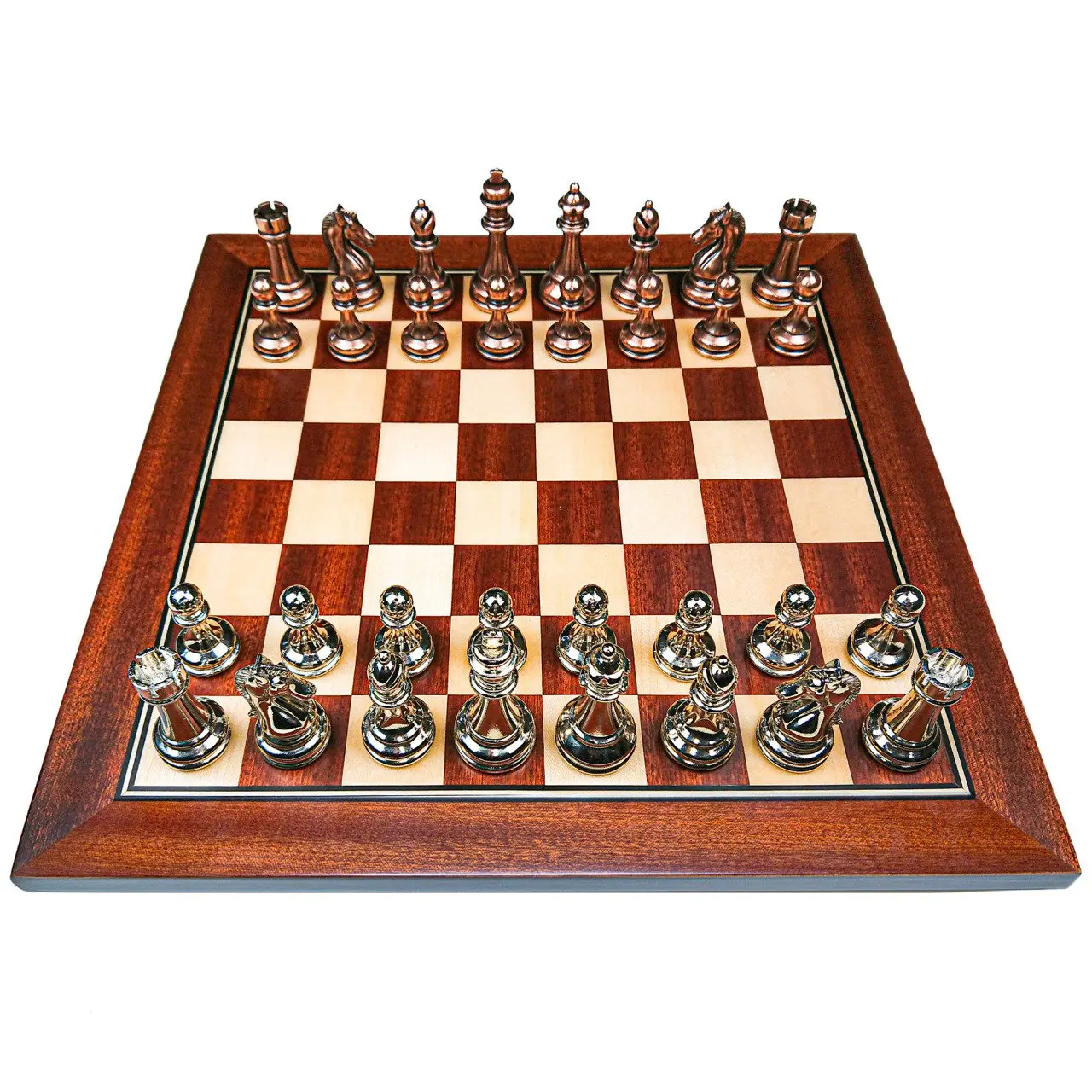 Metal Chess Set Tournament King Pawn Sculpture Figures Board Game Special Design Intelligence Game Kids And Adults Game Staunton