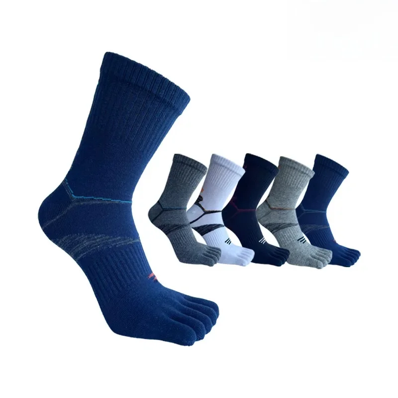 AliExpress NONE 1/5 Pairs Athletic Sport Socks Toe Fitness Compression Sweat-Absorbing Bicycle Outdoor Hiking Five Finger Short Socks 4 Seasons
