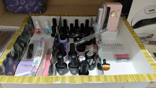 40ml Crystal Liquid With 45ml Acrylic Powder Set Lnclude Pink White Transparent Acrylic Powder Kit Suitable Beginner Nail Kit photo review