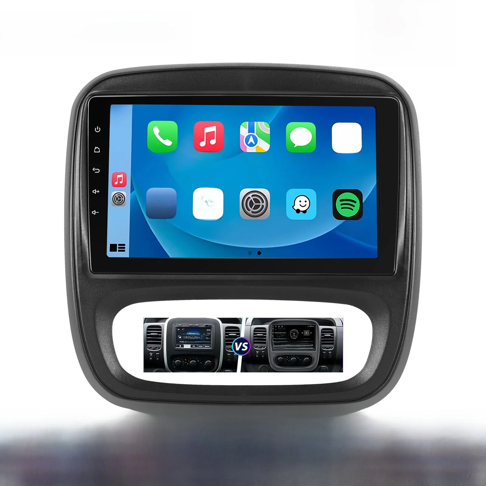 ESSGOO 9" Android 13 4+64G Carplay Autoradio für Vauxhall/Opel Vivaro B 2014-2019, Renault Trafic 3, Nissan NV300 mit GPS-Navigation, FM-RDS und SWC