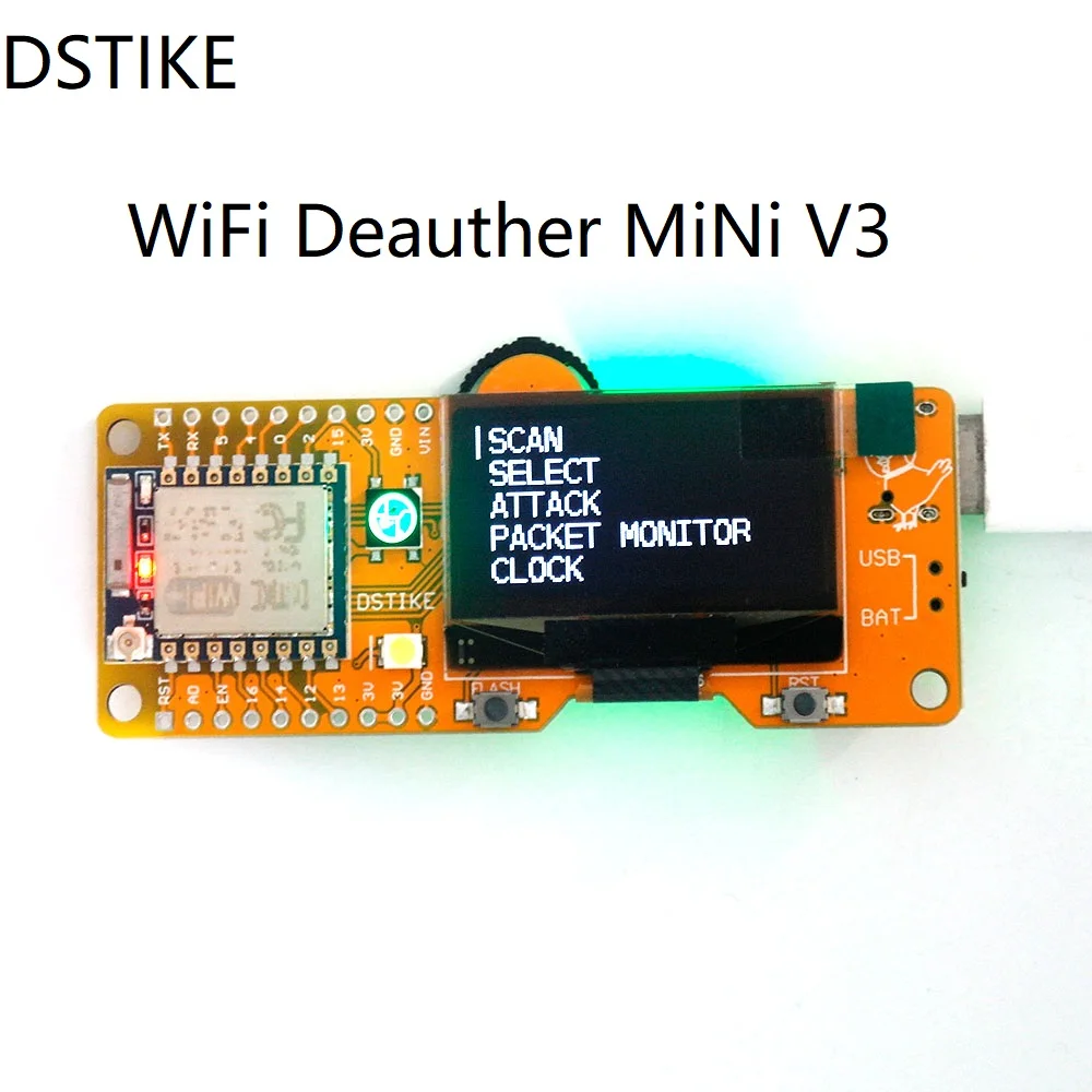 

DSTIKE Deauther MiNi V3 | ESP8266 Development Board