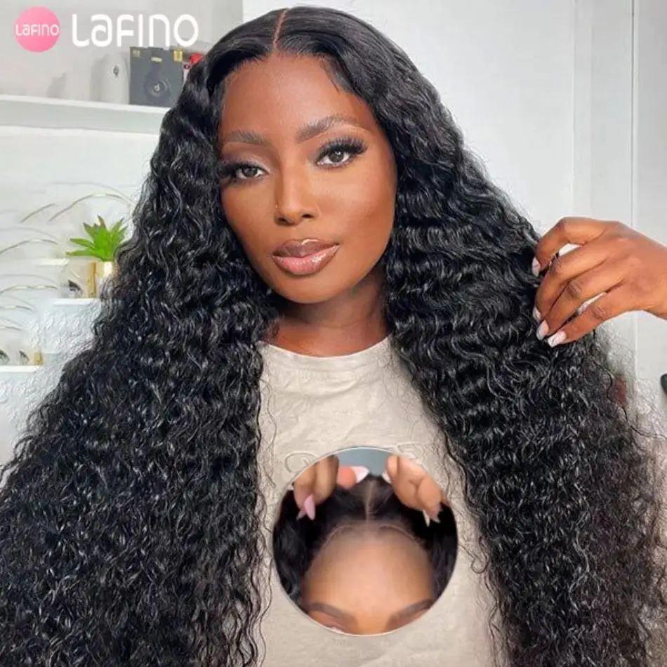 

Wear And Go Glueless Wigs Deep Wave Human Hair Wigs Glueless Wig Water Wave Wigs Pre-Cut Lace 5x5 4x4 Lace Front Human Hair Wig