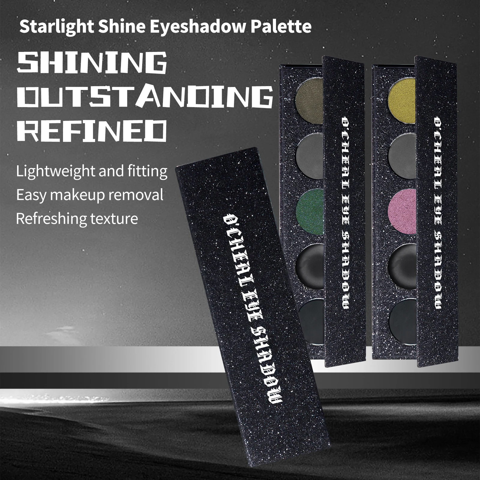 Палитра блестящих теней для век Ocheal, 5 цветов, матовые косметические товары, женская косметика, новые стойкие тени для век