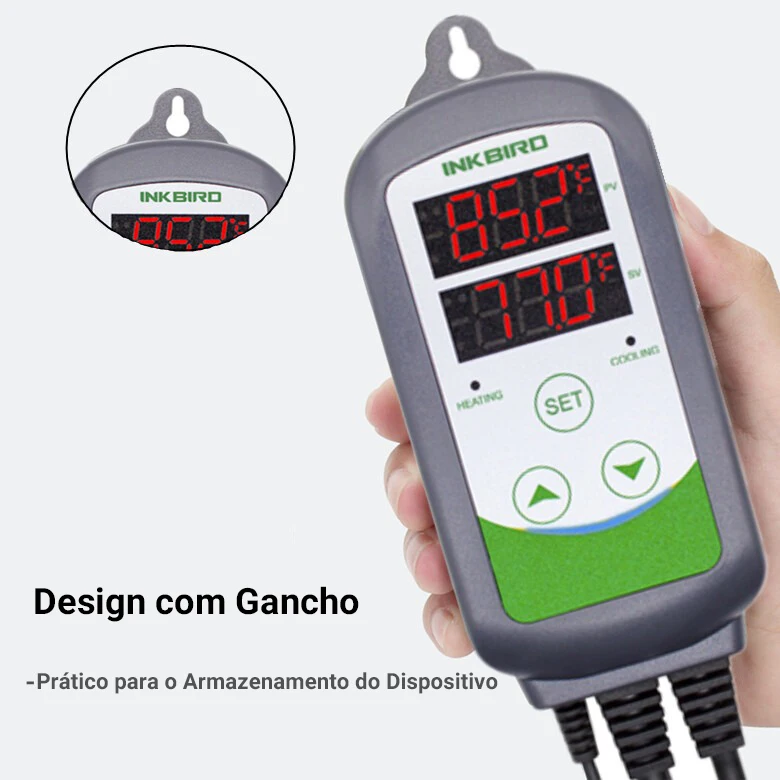 INKBIRD ITC-308 & 308WIFI الاتحاد الأوروبي التوصيل الرقمي متحكم في درجة الحرارة ترموستات منظم مرحلات مزدوجة التدفئة والتبريد تخمير المنزل
