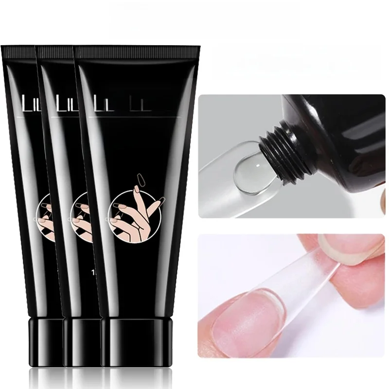 LILYCUTE 1/2/3 pièces 15g colle à ongles solide Gel pour pointe d'ongle presse sur les ongles longue durée 30 + jours durcissement nécessaire colle à ongles Super forte