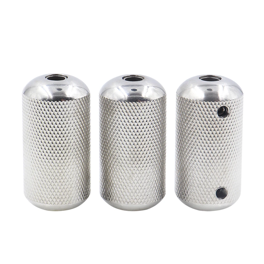 25mm Stainless Steel Tattoo Grips Non-slip Back Stem Tattoo Grip Handle for Tattoo Tips Machines Supply