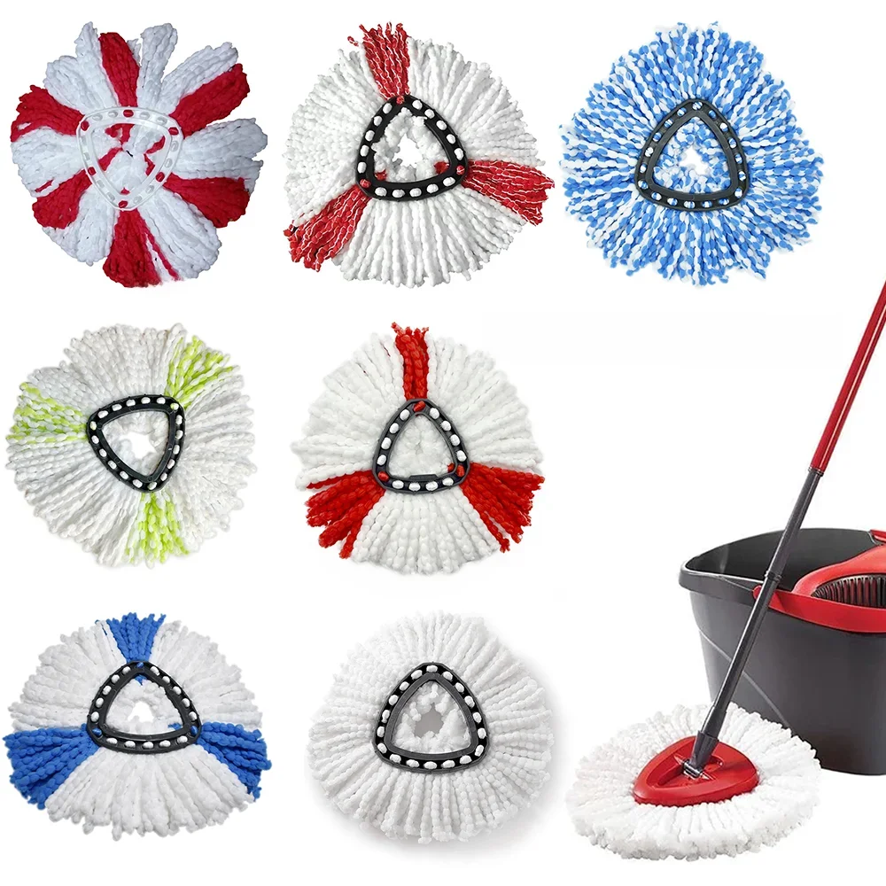 Neue 360 rotierende dreieckige ocedar spin mop kopf polster ersatz nachfüllen mikro faser spinn