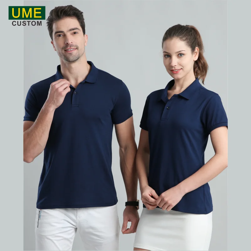 POLO de manga corta con solapa, camisa transpirable, Color sólido, diseño bordado, secado rápido, Top con logotipo impreso, verano, Unisex, paquete