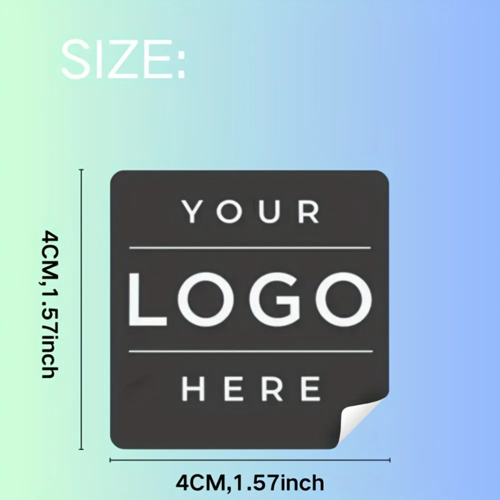 Square and Round Sticker Labels, Gift Seal stickers, Decorative stickers, Commercial Product Packaging Labels