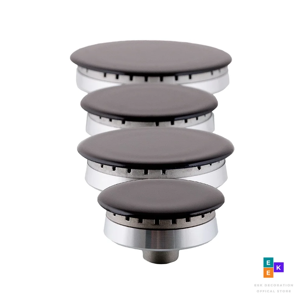 Universal Cooker Hat Set For Siemens Oven Gas Hob Burner Crown Flame Cap Cover Kitchen Fit to Most Stove Handles Lit Kit Quality