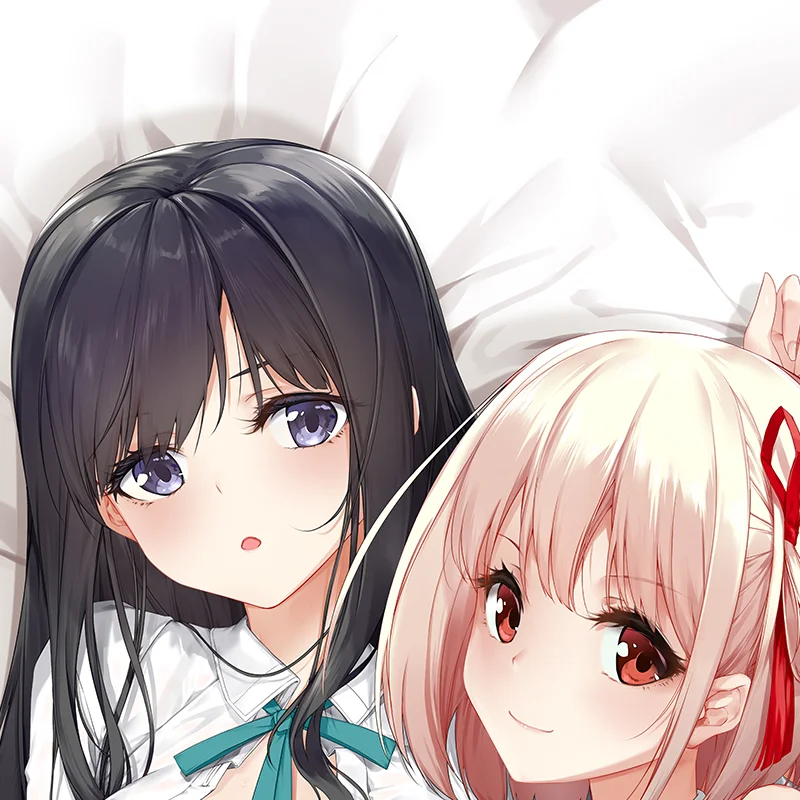 Sfxx 오리지널 lycoris 리코일 nishikigi chisato x inoue takina Dakimakura 바디 베개 커버, 베개 케이스