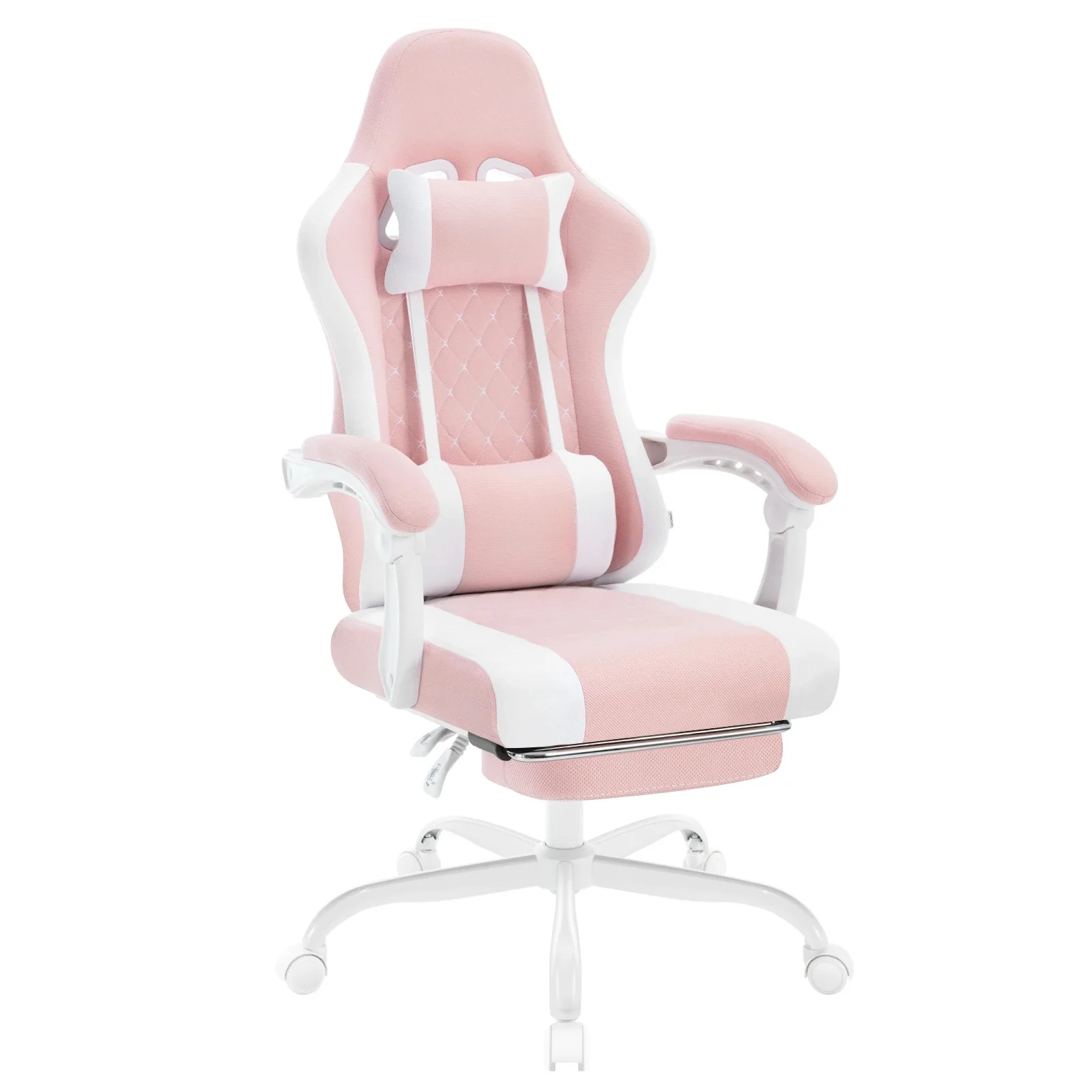 WOLTU Massage Gaming Stoel Ergonomische Draaibare Computer Gamer Bureaustoel met Kussen Voetsteun Verstelbare Hoofdsteun Lendensteun - afbeelding 2