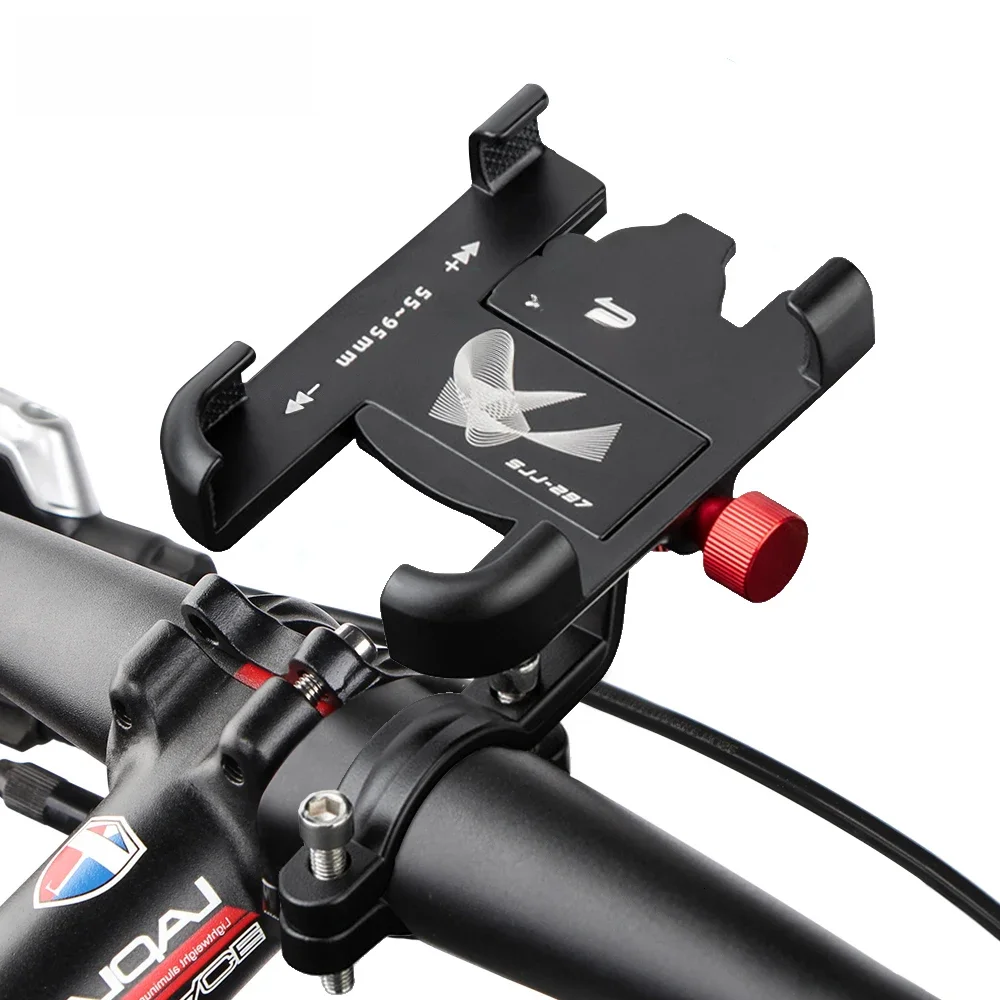 AliExpress NVPONE Aluminum Alloy Bicycle Phone Holder Non-Slip Universal Bike Motorcycle Handlebar Phone Mount Clip for Cellphone GPS Phone Stand