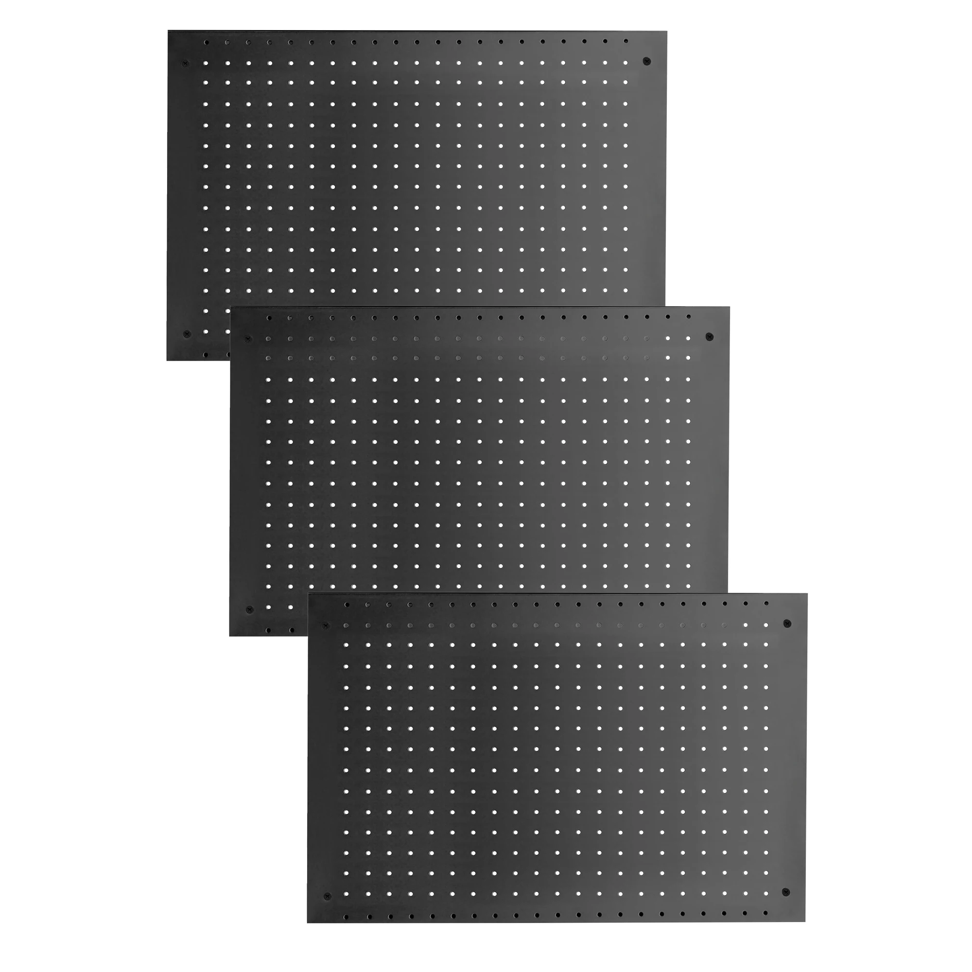 3 Metal Pegboard Wall Combination Organizer Panels, Storage, Display, Study, Craft Room, Garage, Home, Office, Kitchen, Bedroom