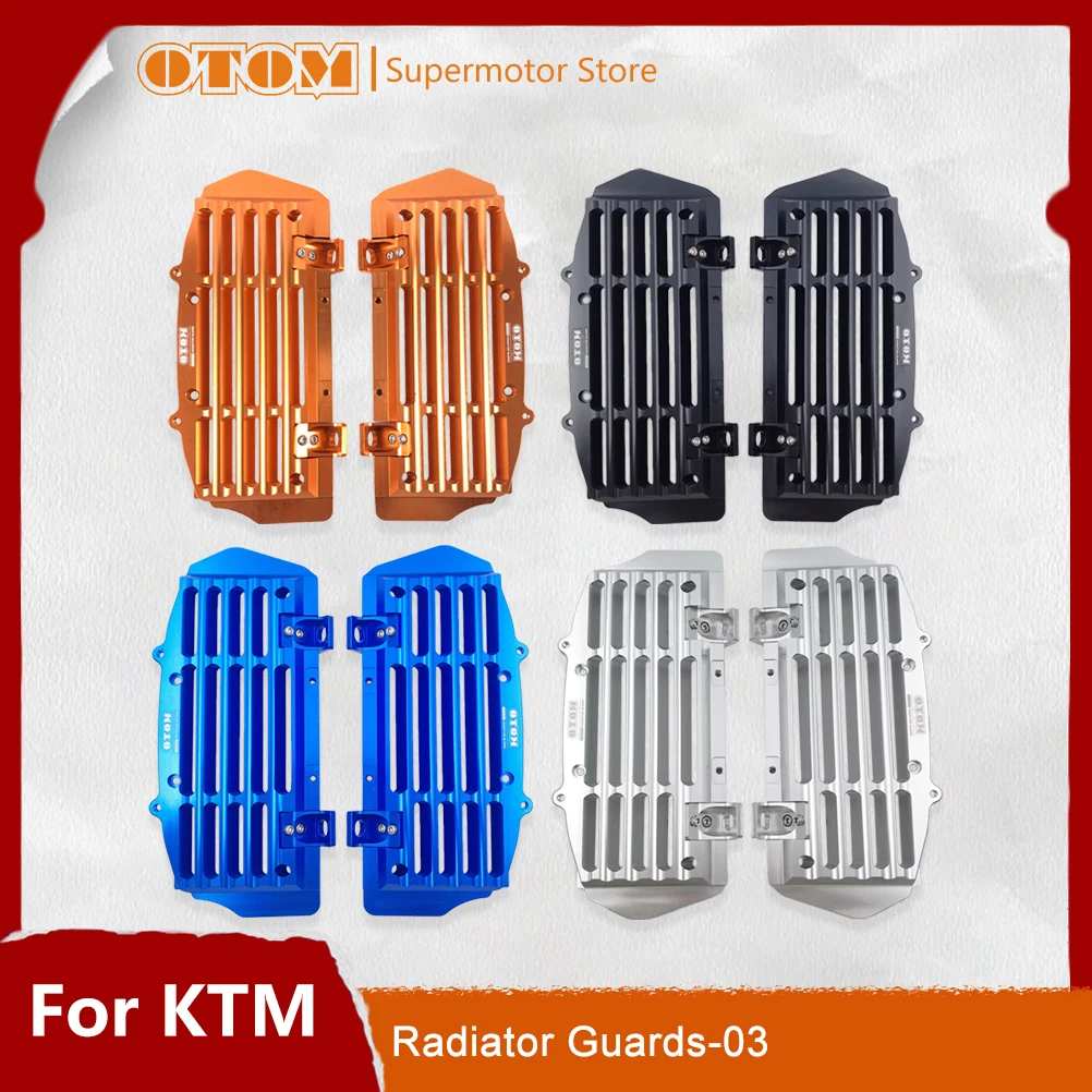 Motorcycle Accessories Radiator Guards Water Tank Protection CNC Frame Grille Grill Cover For KTM HUSQVARNA SXF XCF EXCF FC TE