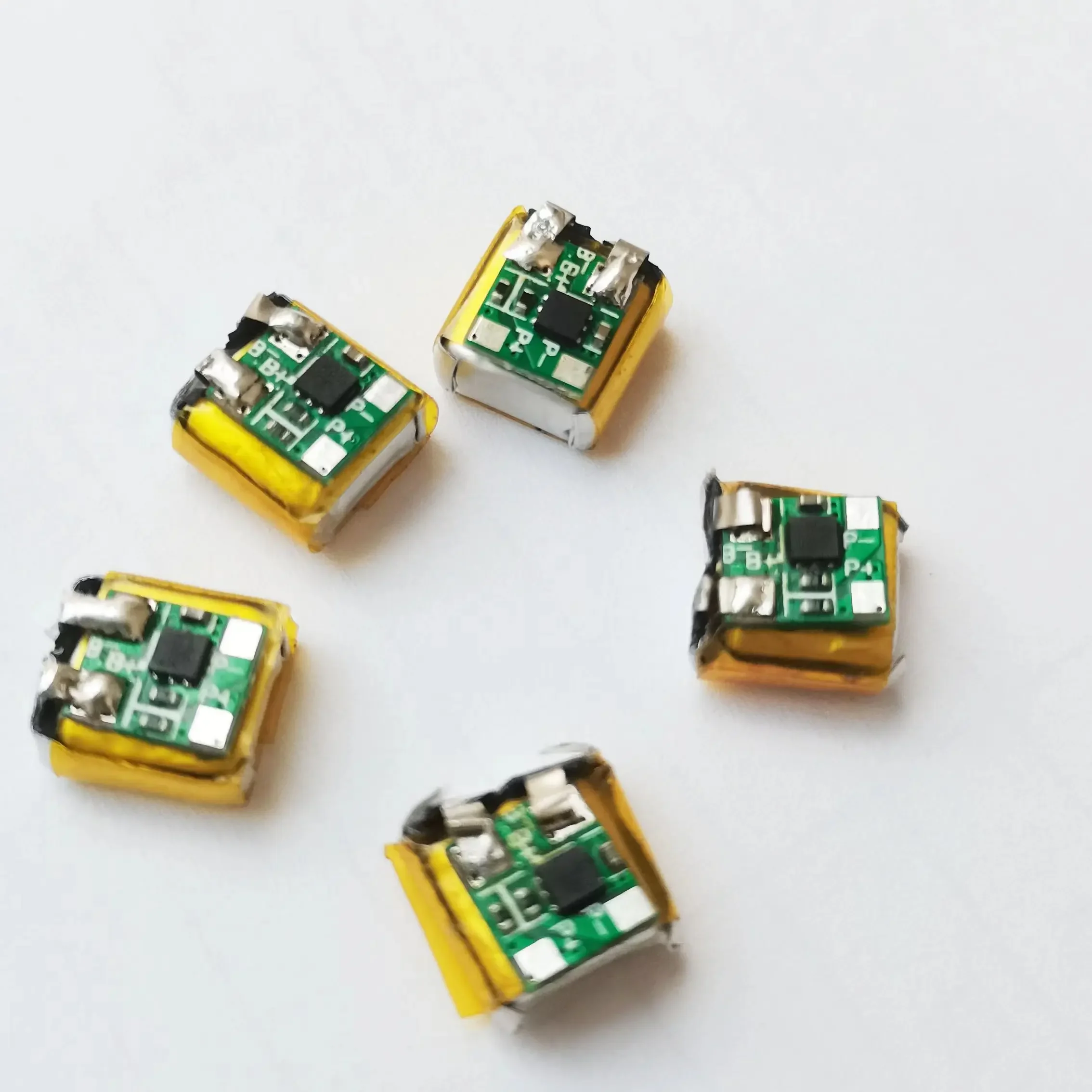 400909 Batterie Rechargeable polymère LiPo 1S, 3.7V, 25mAh, avec Circuit imprimé de Protection, pour écouteurs TWS