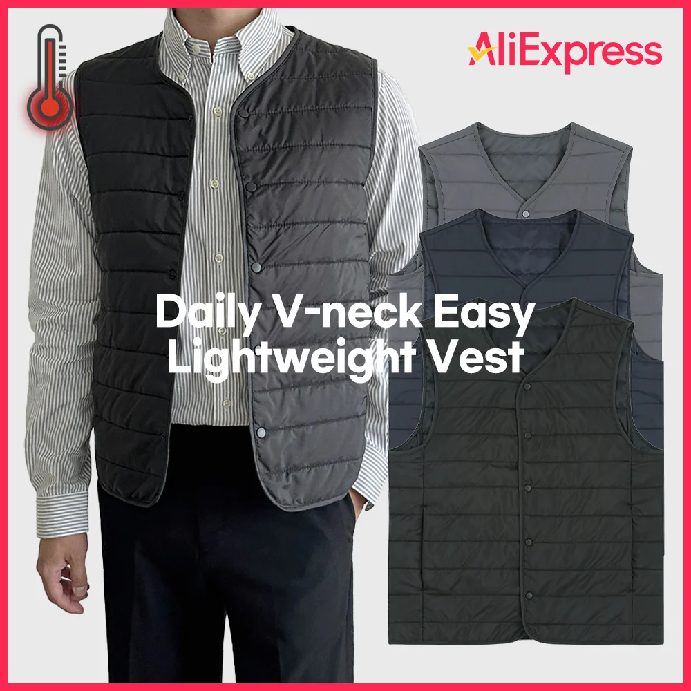 Parigona Men's Daily Bay diameter lightweight padded vest