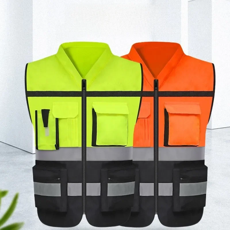 AliExpress TONFLAT YATTI Hot High Visibility Security High visibility at night Vest Pockets Design  Vest Outdoor Traffic Safety Cycling Running