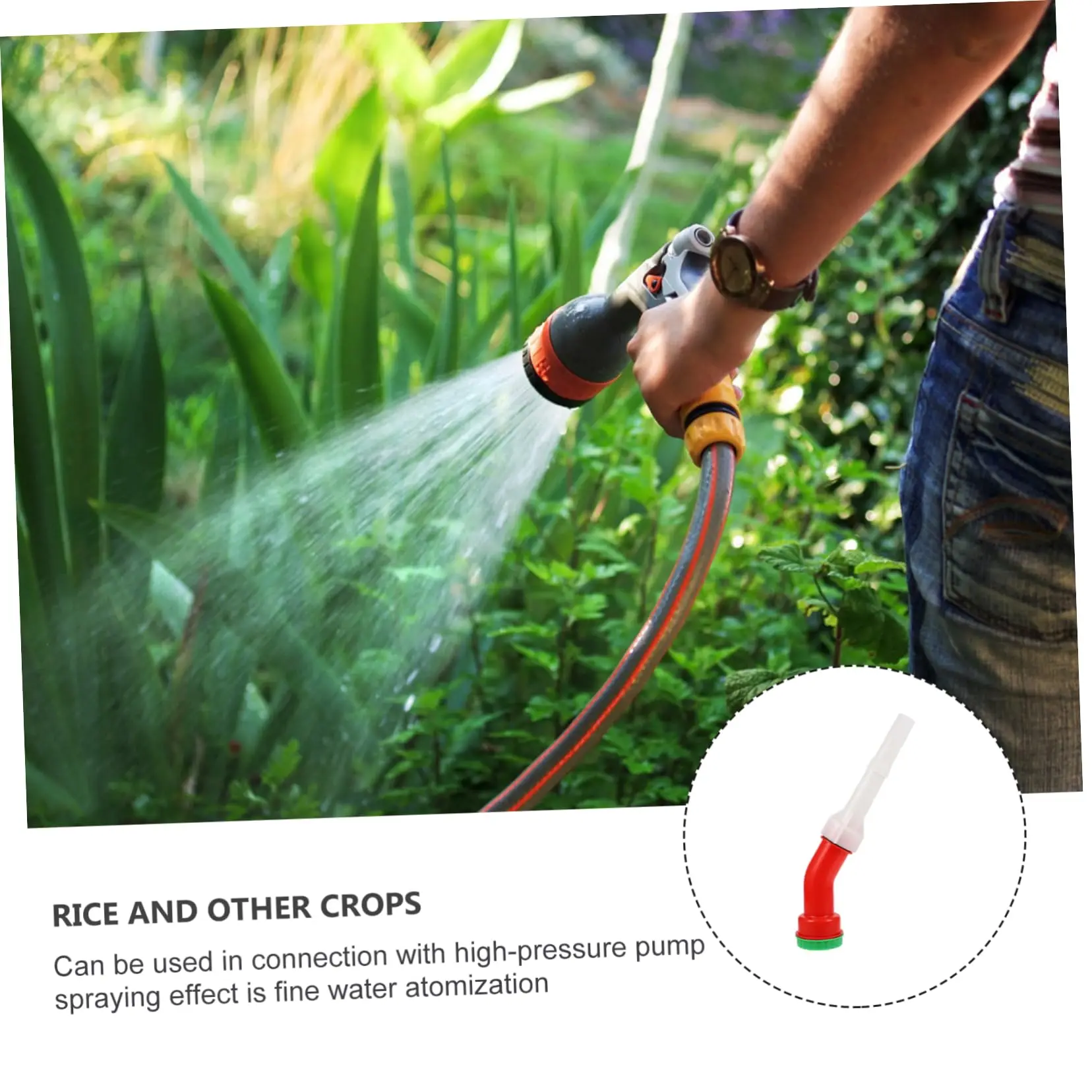 High-Pressure Greenhouse Spray Nozzle Head, Garden Hose Sprinkler for Watering, Ideal for Garden & Greenhouse Use