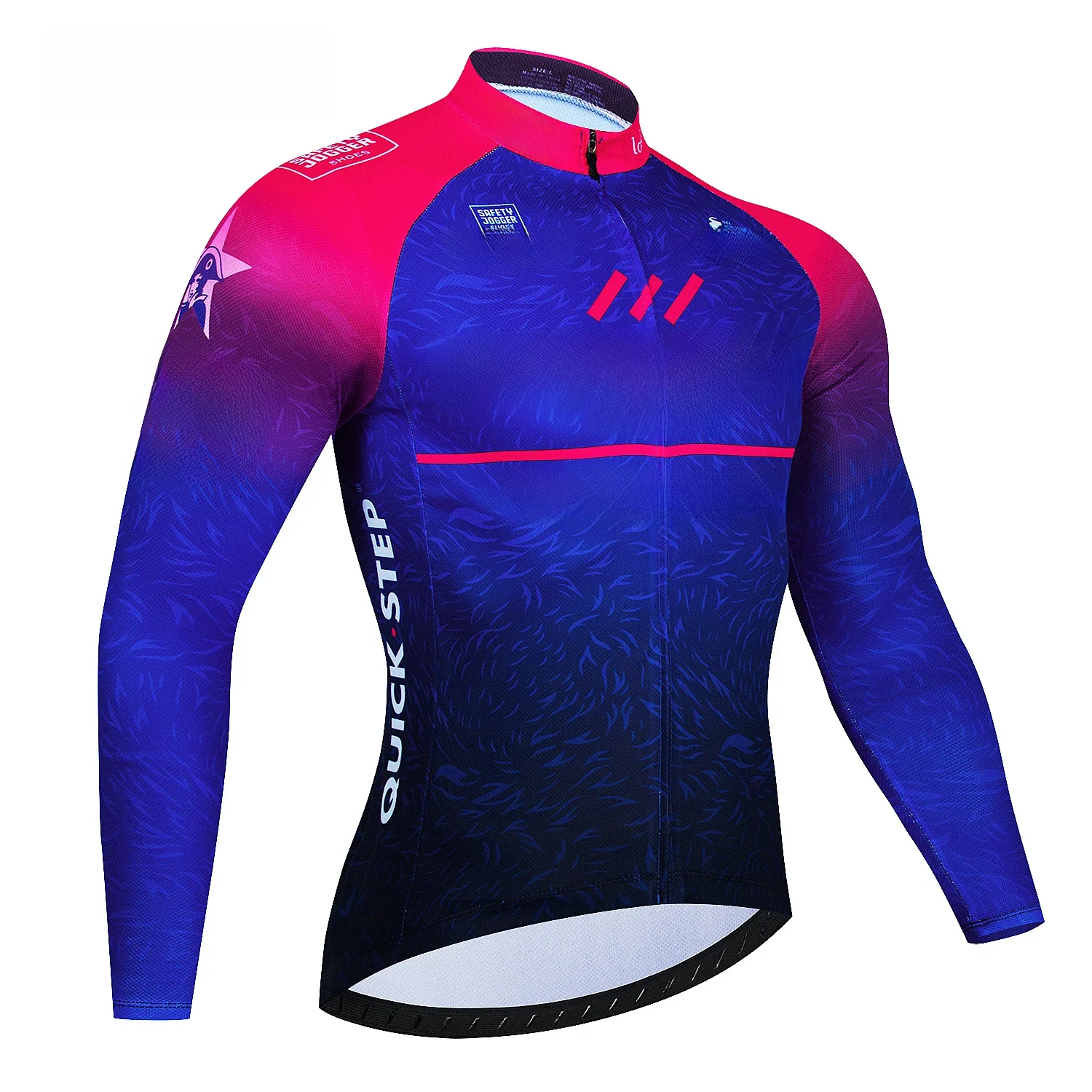 AliExpress QUICK STEP Winter Fleece Cycling Jersey Long Sleeve Bicycle Cycling Clothing Thermal Bike Wear