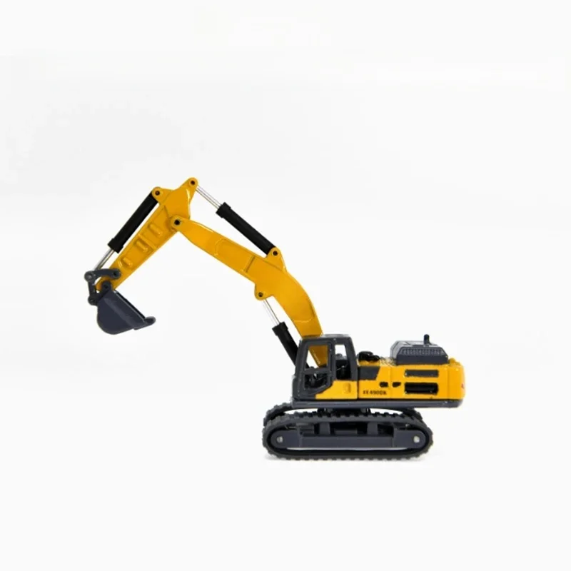 Diecast 1:87 Scale XCMG XE490DK Mini Excavator Alloy Vehicle Model Finished Simulation Collection Decoration Gift Toy Display — 2