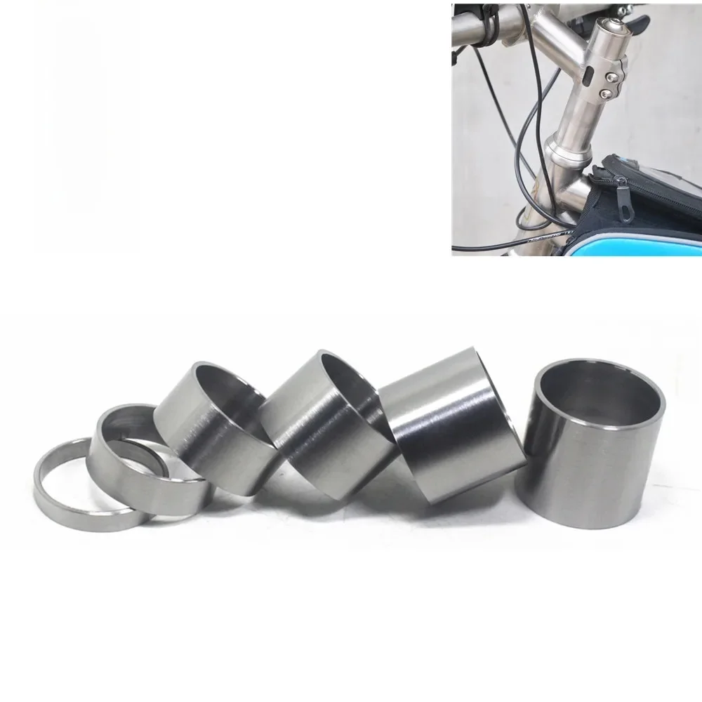 AliExpress chooee Chooee Titanium Bicycle Headset Washer, Cycling MTB Road Bike Fork Stem Spacers 5 10 15 20 25 30 mm Cycling Accessories Part