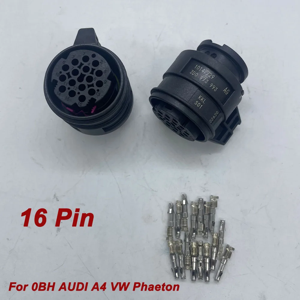 1 Set 16 Pin 02E 3D0973993 Automatic Transmission Valve Body 0AW 0DE 0BH Connector Plug For DSG DQ250 VW AUDI DQ500 10147729