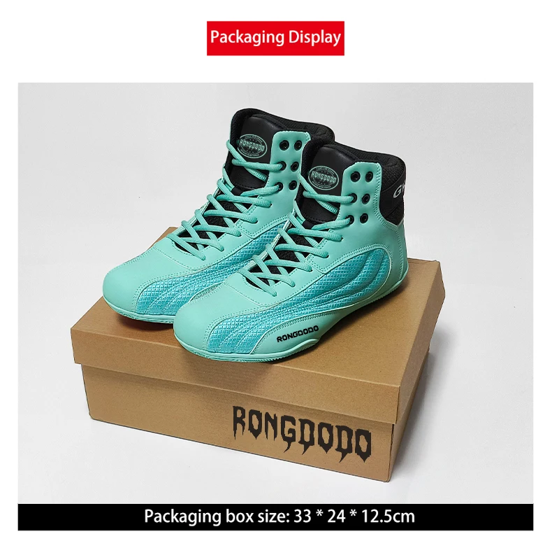 Trainings-Wrestling-Schuhe für Männer und Frauen Atmungsaktive Fitness-Boxschuhe Professioneller Fußschutz Hochwertige Wrestling-Schuhe – Detail 17