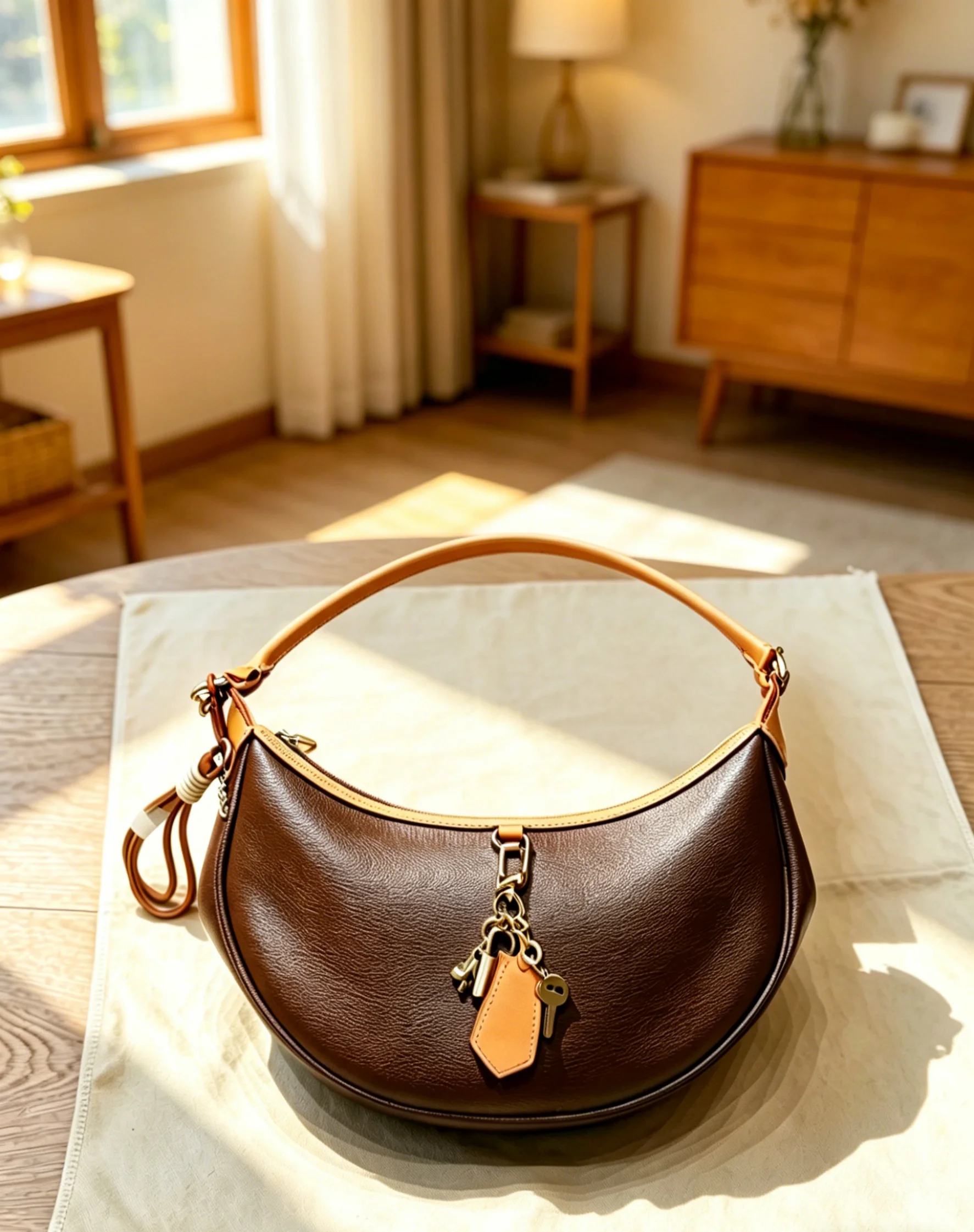 2026 Size: 28x15 cm NO BOX New Model - Versatile and Fashionable PU Leather Bag - Durable, High-Quality and Affordable