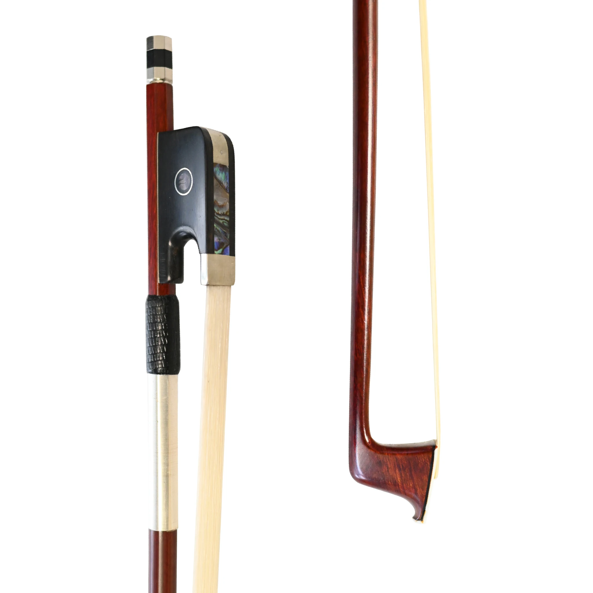 

High Quality Full Size 4 4 Pernambuco Wood Skin Carbon Fiber Viola Bow
