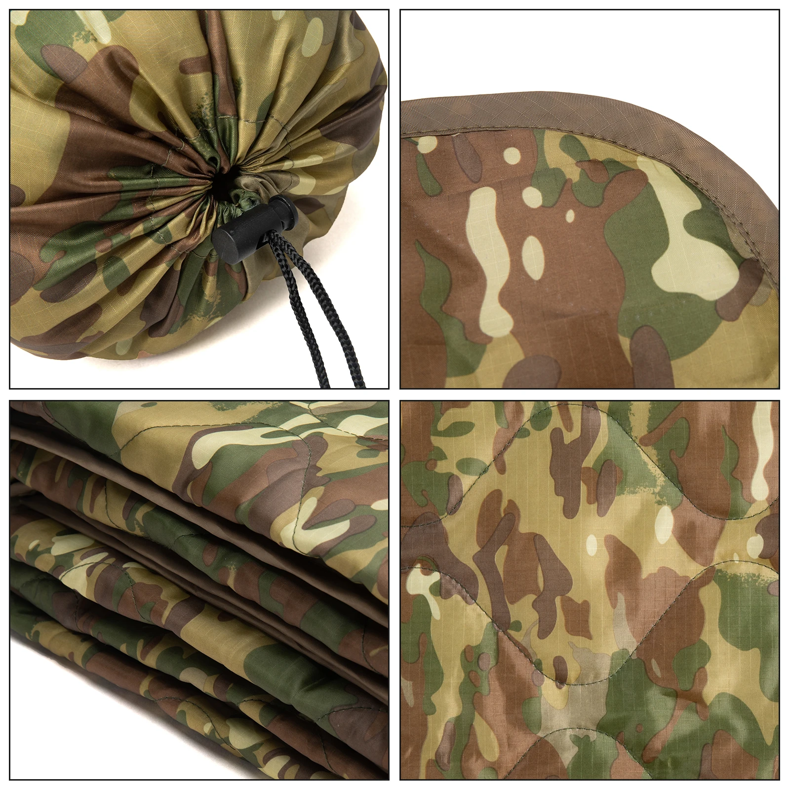 Camouflage Camping Light Summer Blanket CP Camo Compression Pack Quilt Bed Camp Rug Air Conditioning Cover Single Bed Comforters