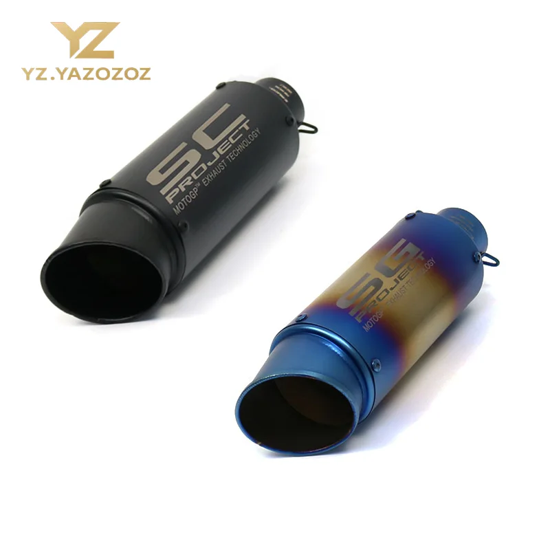 

Motorcycle Neutral 51mm Exhaust Pipe Motorcycle Exhaust Pipe Muffler Carbon Fiber Gp-Project Exhaust Pipe