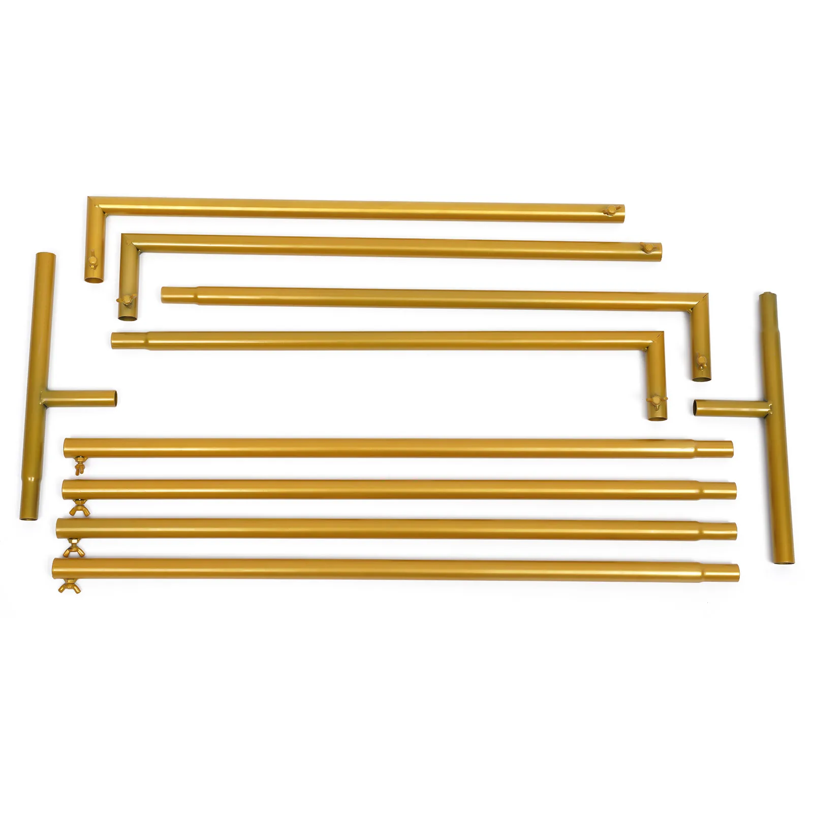 حامل خلفية معدني على شكل قوس الزفاف، حامل زهور بالون لتزيين حديقة الزفاف، ذهبي لحفلات الزفاف، وحفلات أعياد الميلاد #6