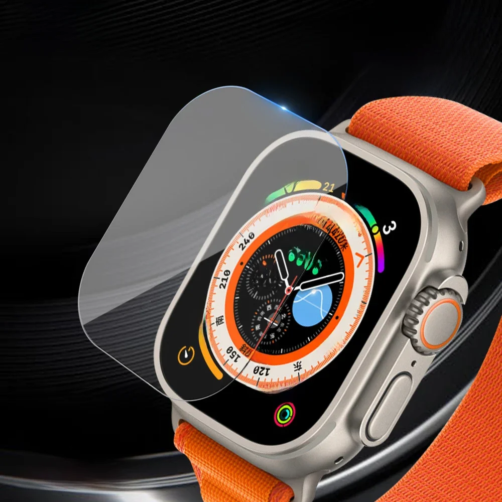 Verre trempé pour Apple Watch Ultra 49mm protecteur d'écran anti-rayures pour Apple Watch 8 Pro 49mm Smartwatch