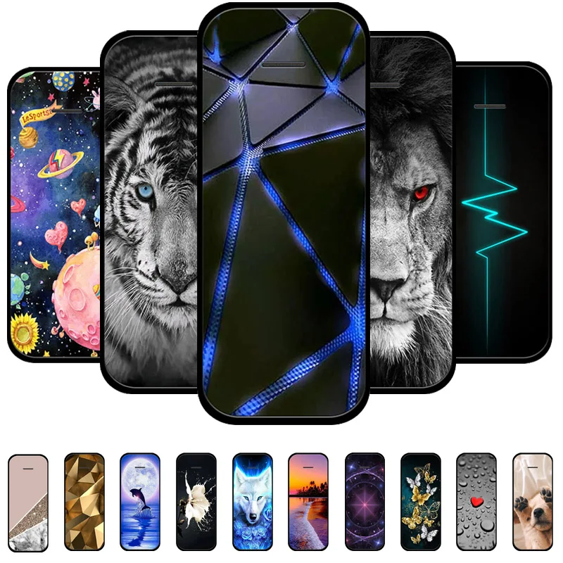 For Nokia 215 4G Cover Cool TPU Soft Black Shockproof Silicone Bumper Capas For Nokia 215 4G Nokia215 TA-1284 TA-1281 Case Coque