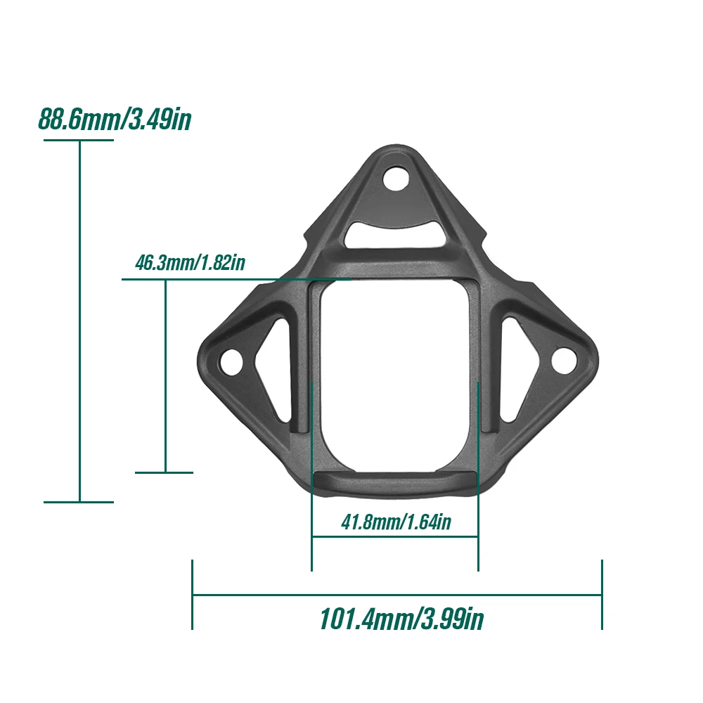 3 Hole Skeleton Shroud Anti Salt Spray Corrosion Perfectly Mount The L4G24/DPAM NVG Mount Military Standard NVG Shroud Adapter