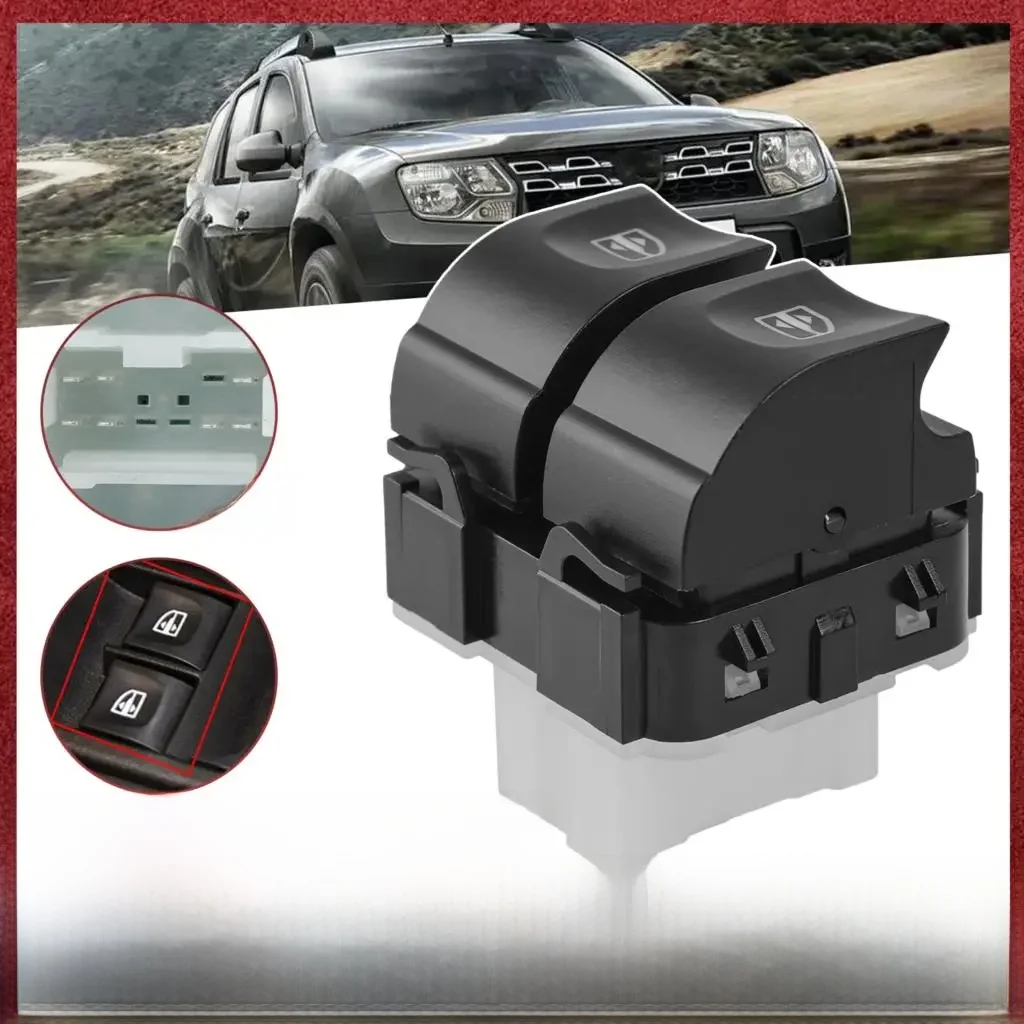 254118044 R Double bouton de commutation de commande principale de fenêtre électrique de voiture pour Renault Kangoo Trafic Clio MK IV Dacia Lodgy Dokker 254117873 R R
