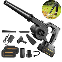 21V 2-In-1 Blower & Siction Air Blower Electric Leaf Blown brashed Dust sweat For Home Garden fart Hair For Makita 18V Battery