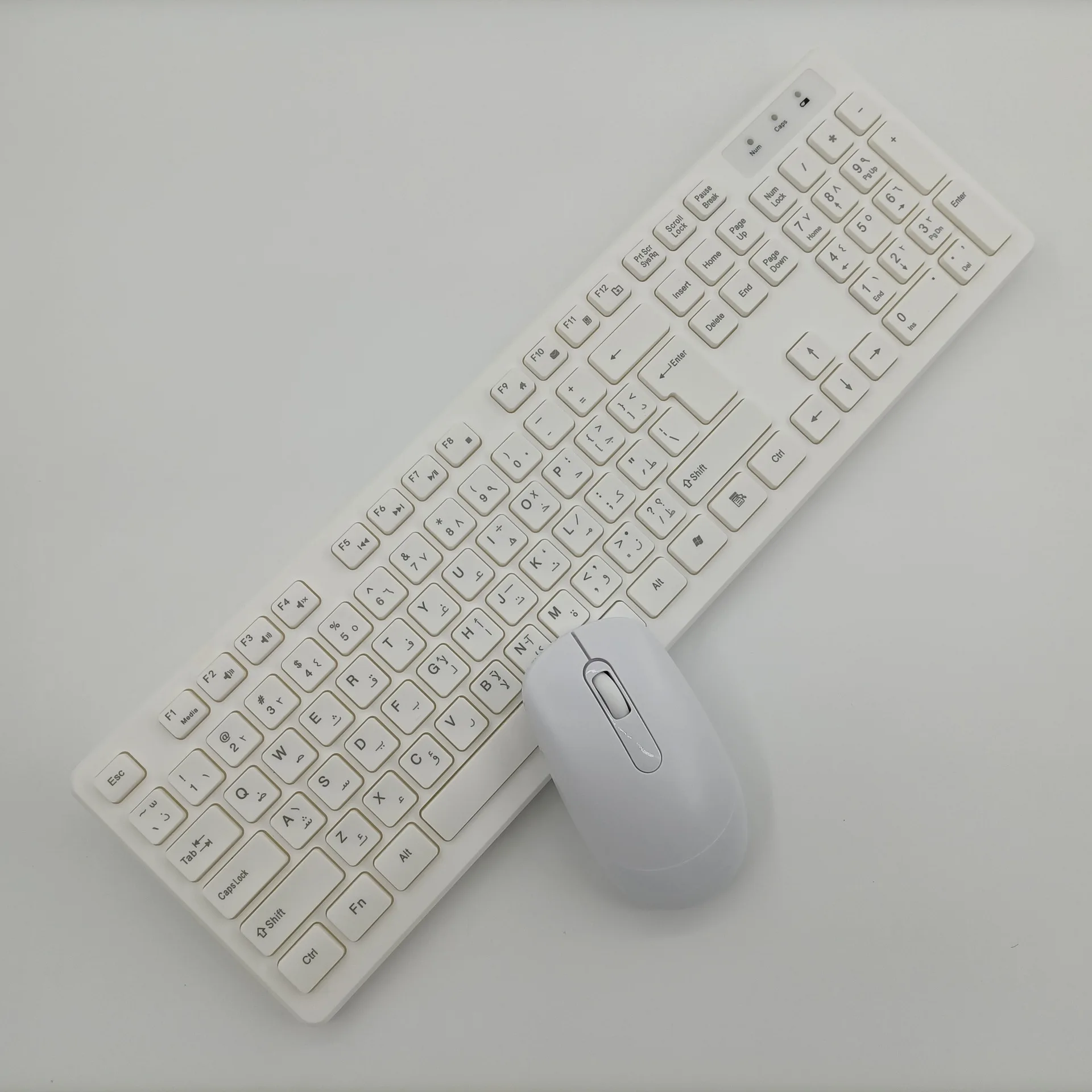 Arabic English Keyboard Wireless Spanish Russian French Hebrew Italian Portuguese German Swedish Finnish Danish Chocolate W75