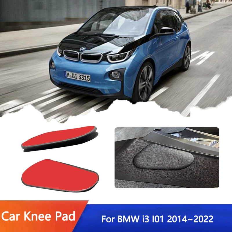 

For BMW i3 I01 2014~2022 2015 Car PU Lether Center Control Leg Knee Rest Cushions Elbow Pad Thigh Support Cushion Soft Relax