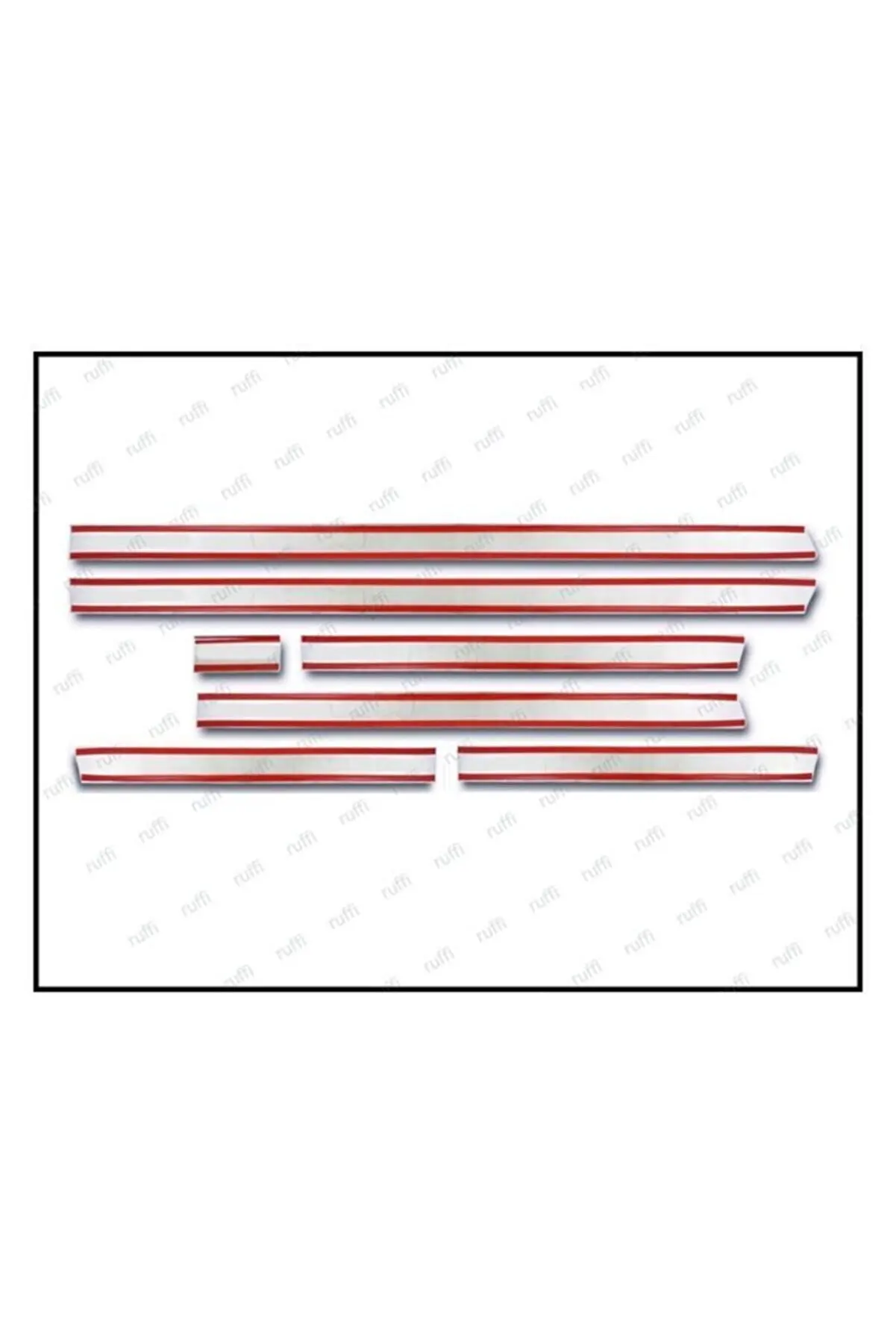 Chrome Side Door Trim For VW Volkswagen Transporter T5 Stainless Steel 5/7 Pcs - Car Accessories Parts Auto Styling Rocker
