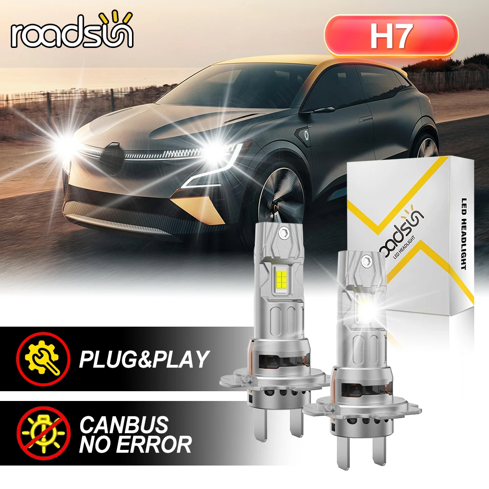 

2PCS H7 Fog Bulb H7 Auto Fog Headlight Bulb 6500K White Super Brightness Plug&Play LED For Cars, ATV,SUV