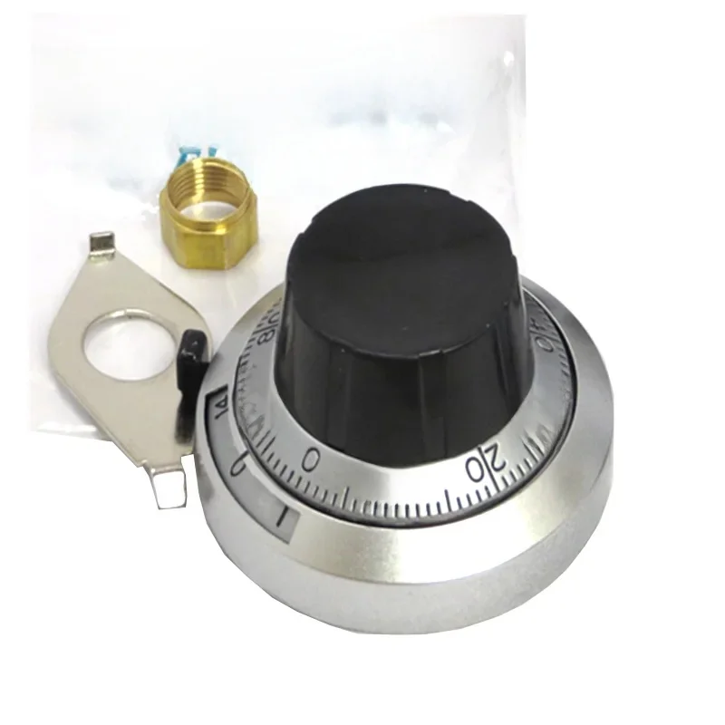 1 sztuk 46MM 0-14 cyfrowe pokrętło multi-turn pokrętło potencjometru B2 precyzyjne pokrętło 3590S 7276 średnica otworu wału 6.35mm — zdjęcie produktu 6