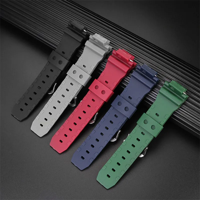 16mm High Quality Resin Silicone Watchband for Casio G-SHOCK GM2100 GA-2100 Series Waterproof Wear-resistant Watch Accessories