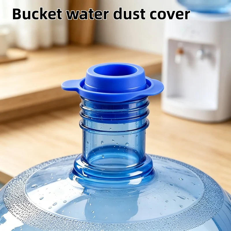 Silicone Water Jug Cap Reusable Bottle Dust Proof Sealing Stopper Leak‑Proof Barrel Lid for Water Dispenser