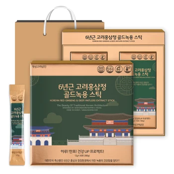 정관장 홍삼보력 50ml x 60포 + 쇼핑백 한국인삼공사 국내산 6년근 홍삼 선물 