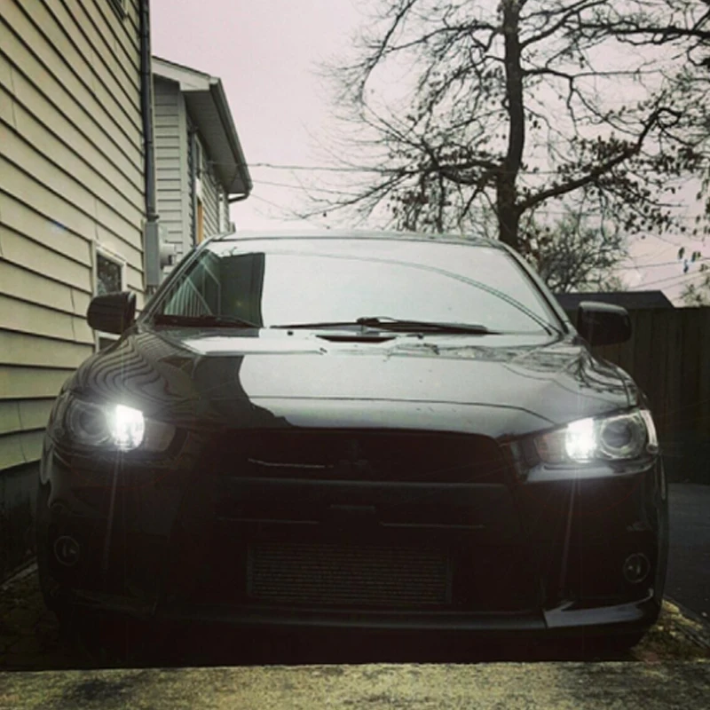 2 uds 1156 bombillas LED canbus sin errores blancas BA15S P21W para luz de circulación diurna Mitsubishi Lancer o Evolution X 2008-up