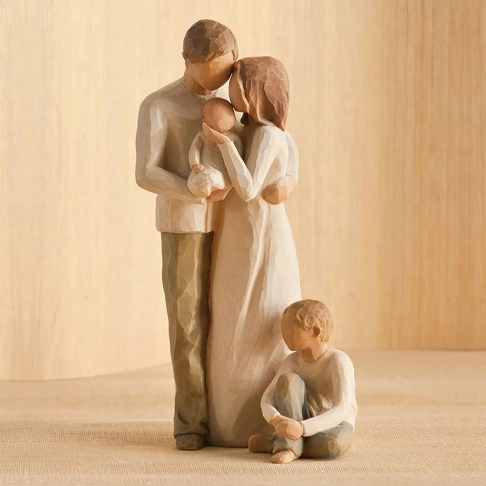 

Nordic style Home Decor Resin Statue People Model Figurines for Interior Home crafts furnishings Living Room Christmas Gifts