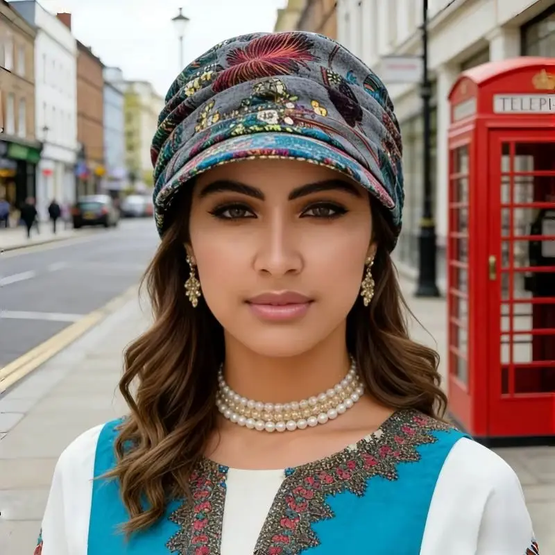 

Gray Twisted Brim Baseball Cap for Men and Women​ – Classic Design Adjustable Strap Soft Cotton Fabric Ideal for Sun Protection