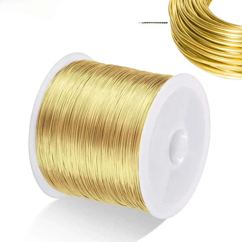 NOWY Drut mosiężny 1-100m, o średnicach 0.1mm 0.2mm 0.3mm 0.4mm 0.5mm 0.6mm 0.7mm 0.8mm 1mm 1.2mm 1.5mm 1.8mm 2.0mm 2.5mm 3.0mm — zdjęcie 2